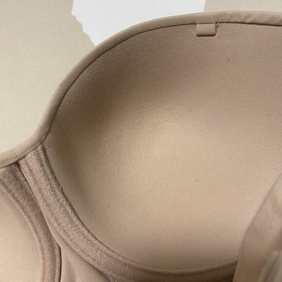 Natori Bliss Perfection Strapless Contour Underwire Bra in Nude Size 36D - Picture 5 of 7
